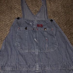 Stripped overalls dickies